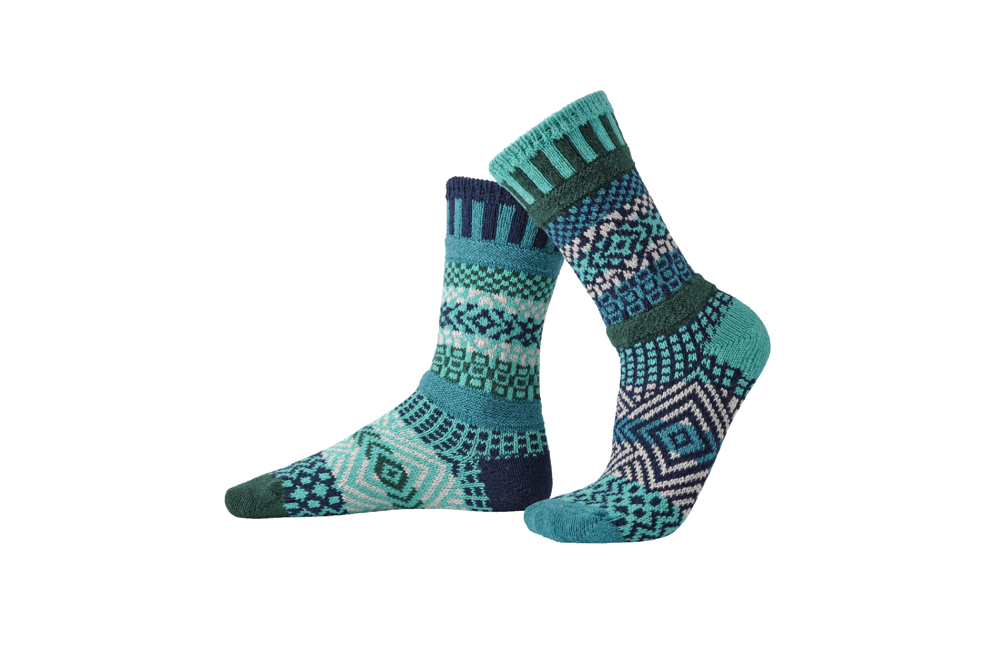 Evergreen Crew Socks