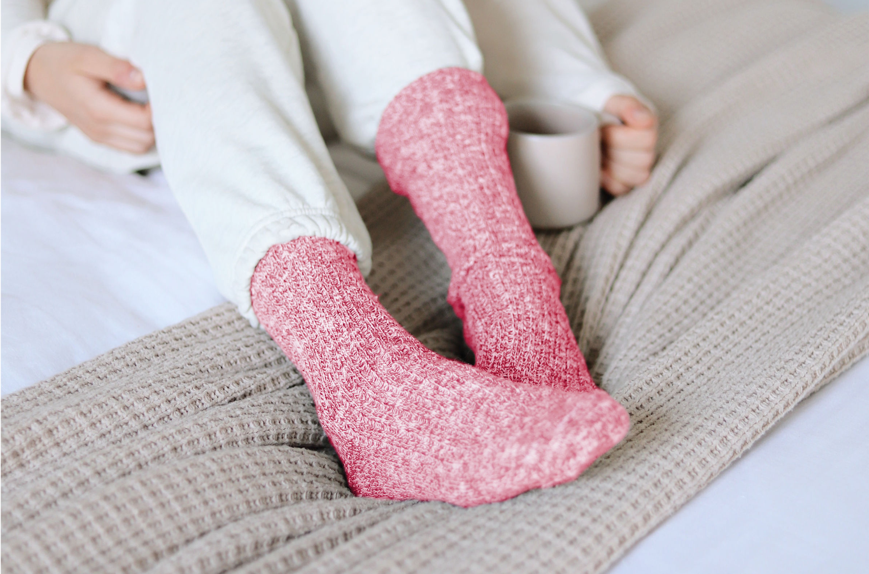 Ragg Socks - Rose